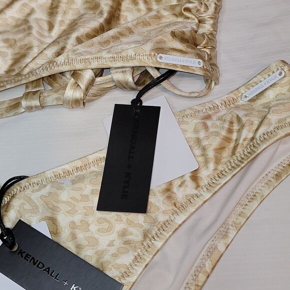 Kendall+Kylie Light Cheetah Print Bikini Bottoms - Picture 9 of 16